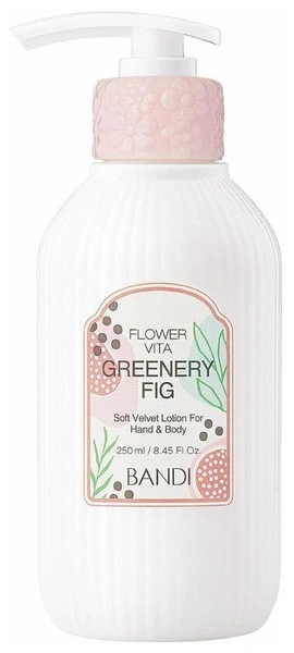 Лосьон для рук BANDI Flower Vita Soft Velvet Lotion, Greenery Fig, Инжир, 250 мл