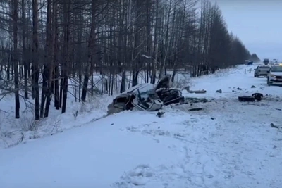 Смертельное ДТП в Зауралье: на трассе столкнулись две иномарки