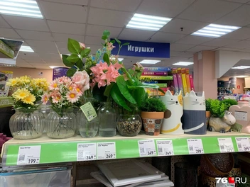 Помимо ваз продают кашпо | Источник: Алёна Троицкая / 76.RU