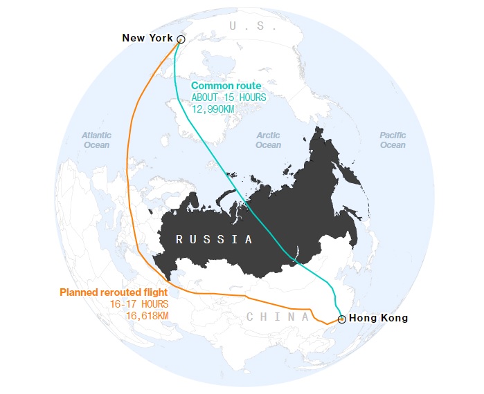 В облет России: авиакомпания из Гонконга начнет выполнять самые длинные рейсы в мире