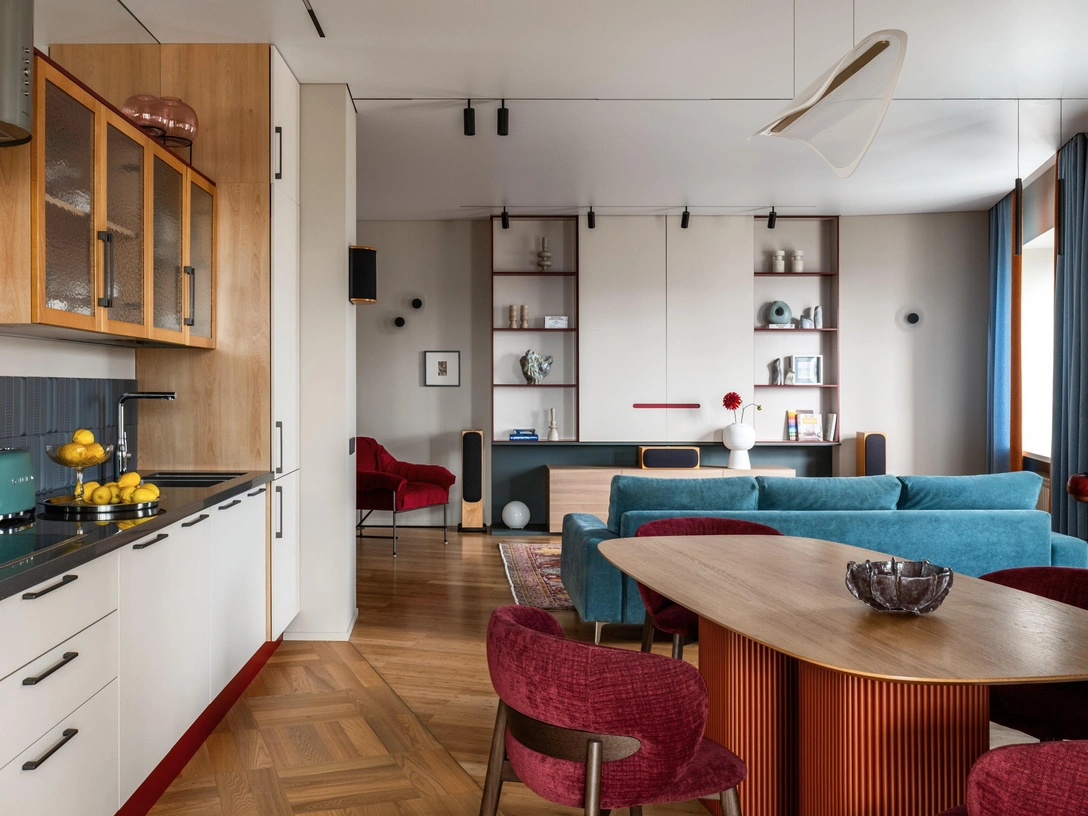 Личный опыт: красочная квартира 142 м² в Екатеринбурге | Источник: Юрий Бельмесов. Стиль: Екатерина Чуганова