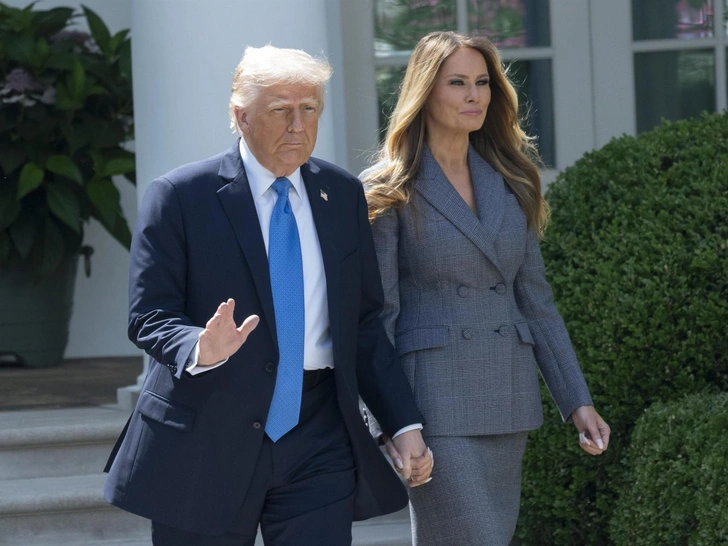 Почти свидание: Дональд и Мелания Трамп появились на красной дорожке | marieclaire.ru