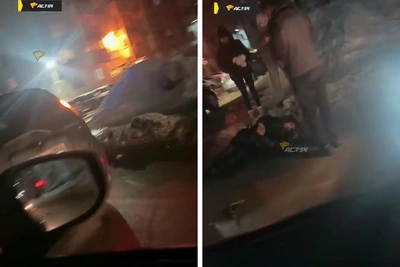 Автомобиль сбил женщину на перекрёстке в Новосибирске