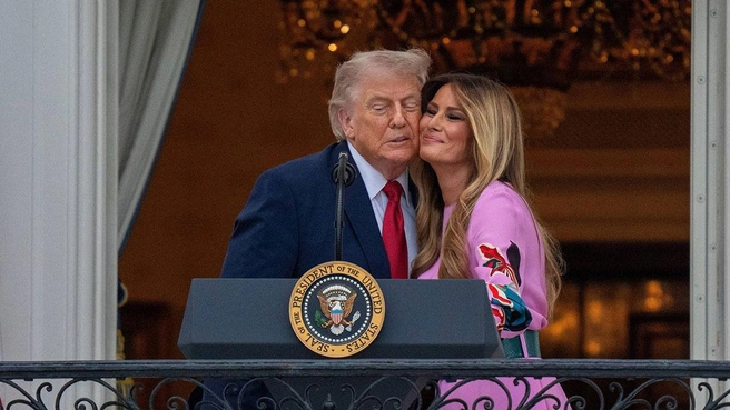 Дональд Трамп назвал фильм «очень успешным» в феврале. | Источник: MEGA