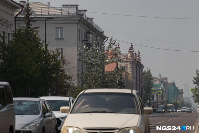 В центре Красноярска чувствовался запах гаридым  | Источник: Мария Ленц / NGS24.RU