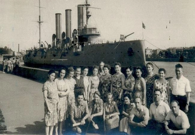 Крейсер «Аврора», архивное фото 1946 год | Источник: из фондов ЦВММ