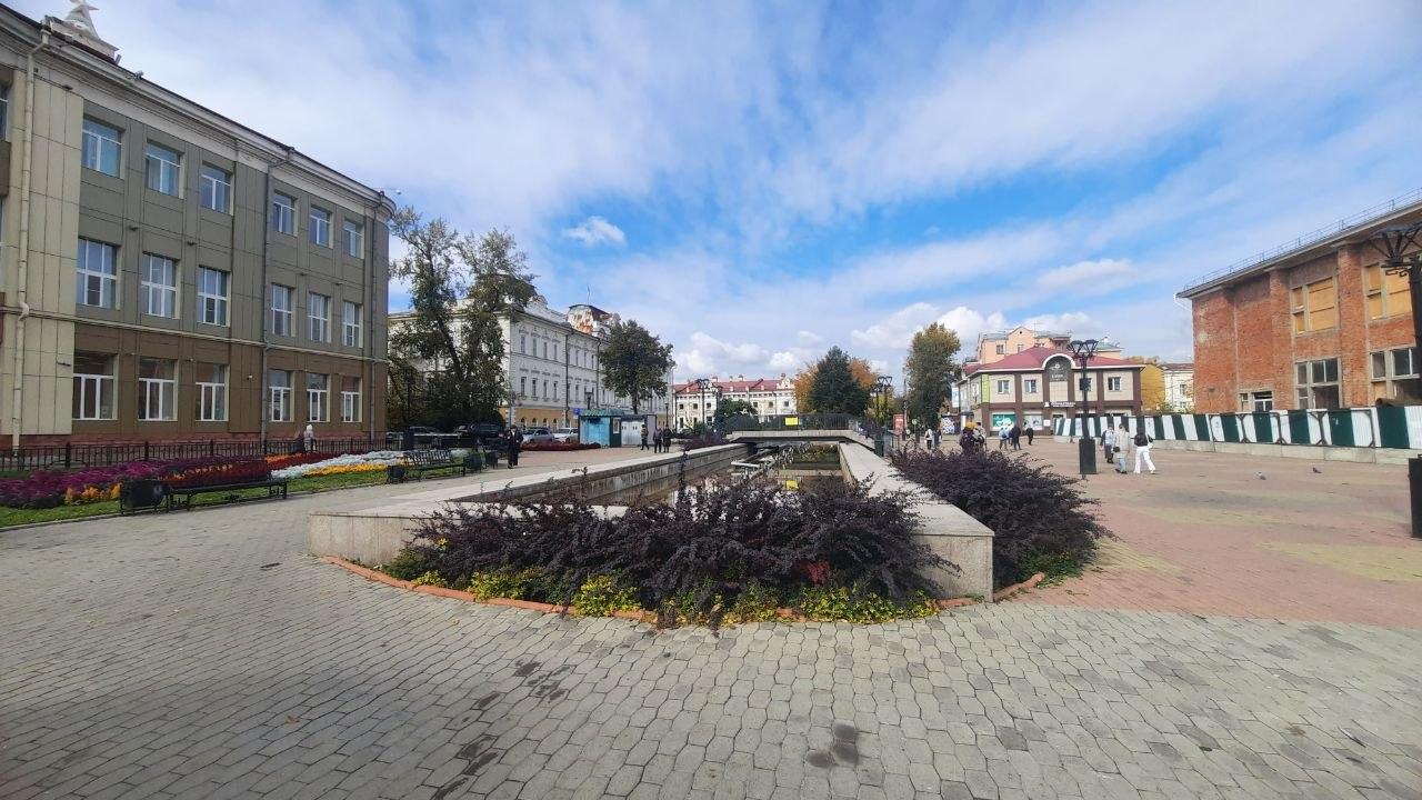 Вместо часовни — фонтан у цирка | Источник: Виктор Лучкин / «ИрСити»