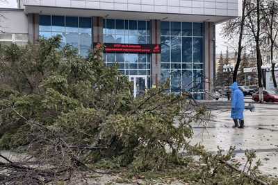 МЧС предупреждает о снеге и ураганном ветре в Башкирии