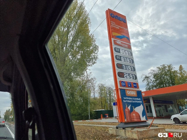 Тем временем 95-й приближается к ценнику в 90 рублей  | Источник: Роман Данилкин / 63.RU 