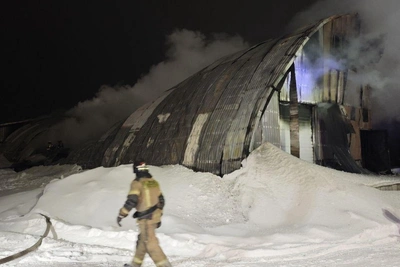 Fire at Agro Base: Warehouse Roof Collapses