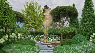 Уютный сад на небольшой территории