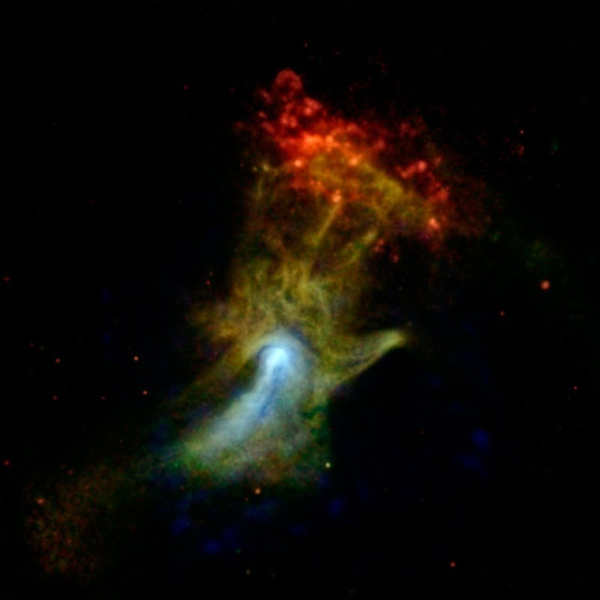 В космосе разглядели гигантскую «руку»