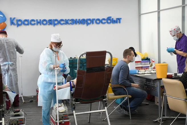 Дни донора компания проводит с 2013 года | Источник: «Красноярскэнергосбыт»
