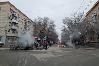 Волгоград: центр залит кипятком из-за аварии на теплотрассе