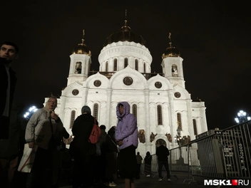 Ради поклонения мощам москвичи пришли посреди ночи | Источник: Михаил Мечев / MSK1.RU