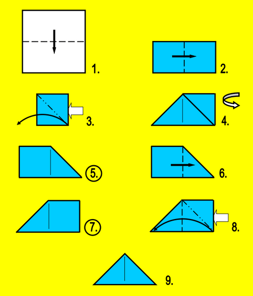 Оригами треугольная призма (38 фото) »