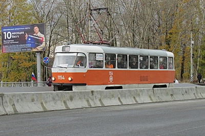 Схема движения трамваев в Ульяновске изменена из-за инцидента