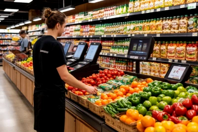 Студентки в Приамурье крали продукты на кассах самообслуживания