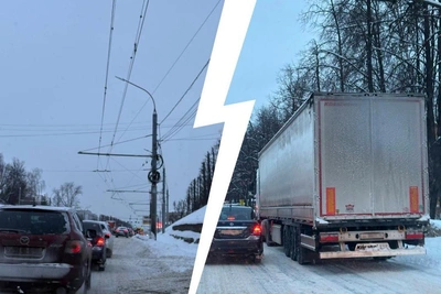 Yaroslavl Gripped by Traffic Jams After Snowfall