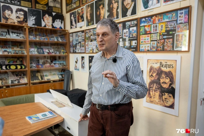 Андрей Селевко&nbsp;— ярославский битломан | Источник: Александр Куренной / 76.RU