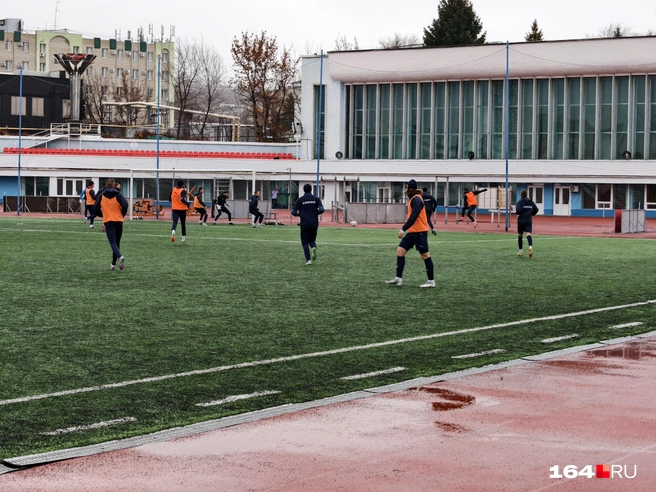 Тренировка саратовского «Сокола» | Источник: Антон Васильченко / 164.RU