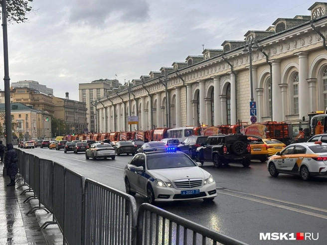 Каждые 10 метров в центре Москвы дежурят правоохранители | Источник: Алина Мельникова / MSK1.RU