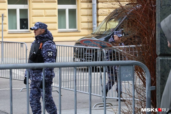 За порядком следили сотрудники правоохранительных органов | Источник: Артем Устюжанин / MSK1.RU