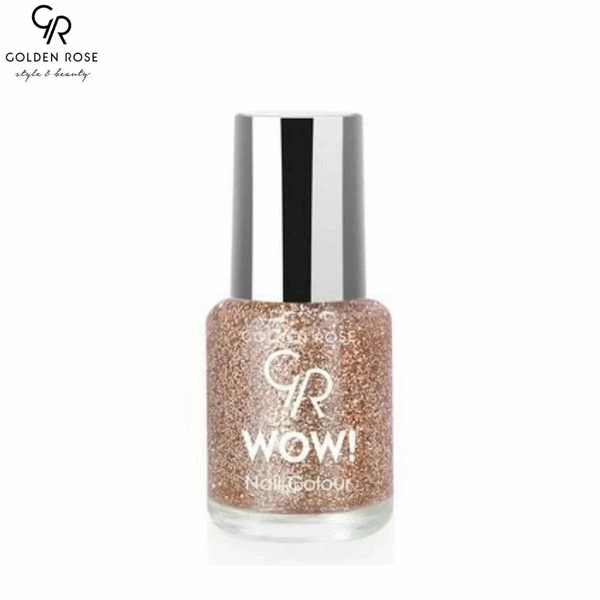 Золотой лак для ногтей WOW! от Golden Rose 