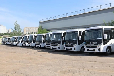 Автопарк Воронежа пополнился 30 автобусами среднего класса