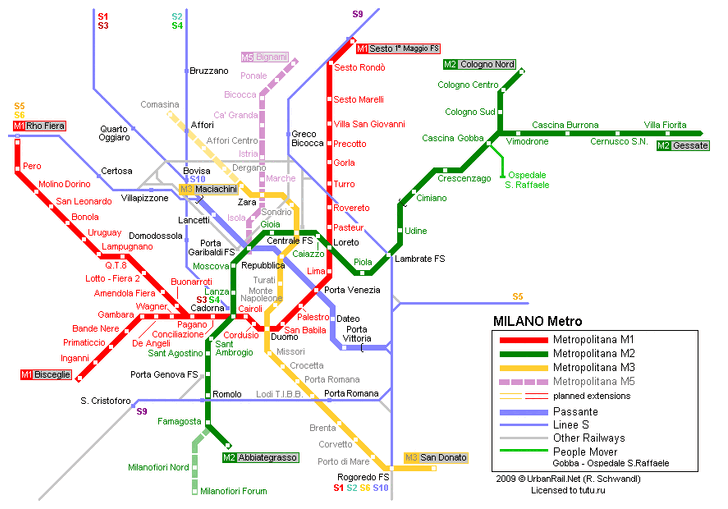 схемы метро мира