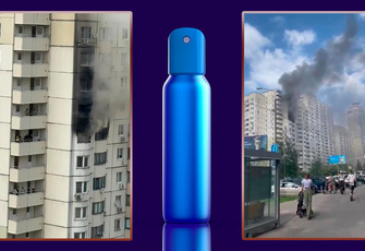 Под Москвой вспыхнул пожар из-за дезодоранта на балконе. Как это могло произойти, мы спросили физика