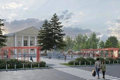 В Прогрессе стартовали работы по обновлению центральной площади