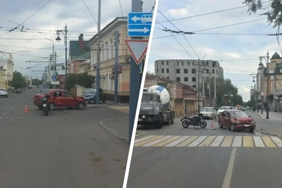 В Оренбурге мотоциклист пострадал в ДТП с двумя авто
