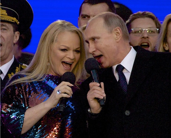 Лариса Долина и Владимир Путин