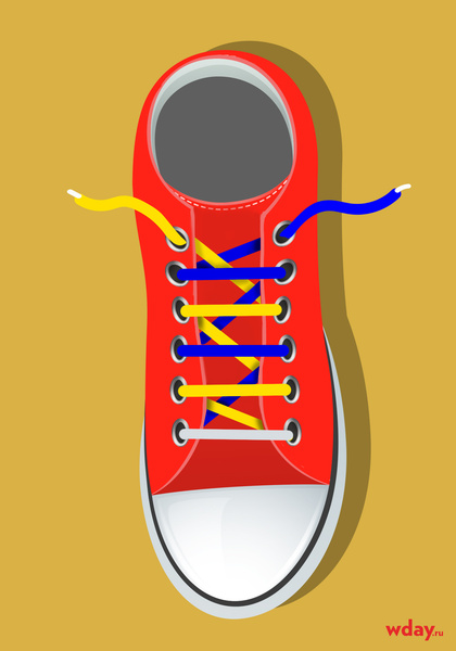 Как красиво завязать шнурки: 7 популярных способов способов