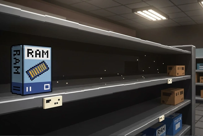 В магазинах плашки оперативной памяти можно найти… Пока что? | Источник: Мария Романова / V1.RU