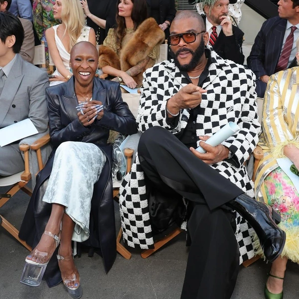 Синтия Эриво и Тайлер Перри на Vogue World 2025. Фото: Vogue.