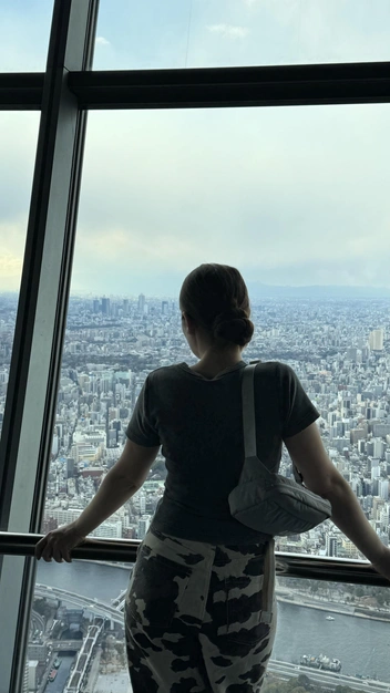 Вид из Tokyo Skytree | Источник: Диана Кокобелян / Личный архив