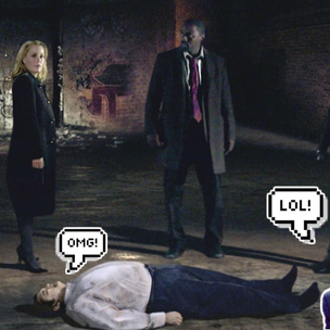LOL! Смотри, как Шерлок, Лютер и Стелла Гибсон работают вместе