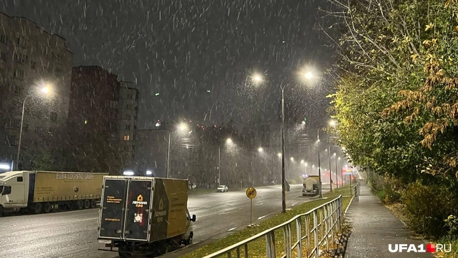 Снег в Уфу уже заглядывал | Источник: Андрей Бирюков / UFA1.RU