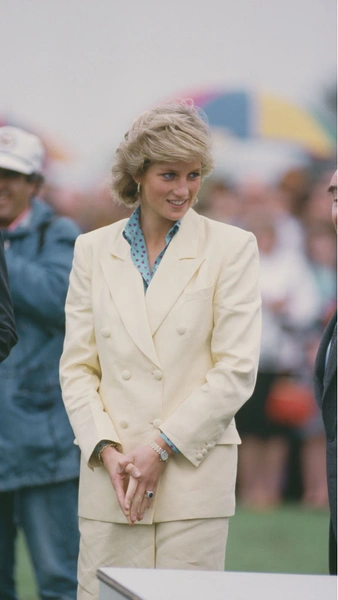 Принцесса Диана в поло-клубе в Виндзоре, июль 1987