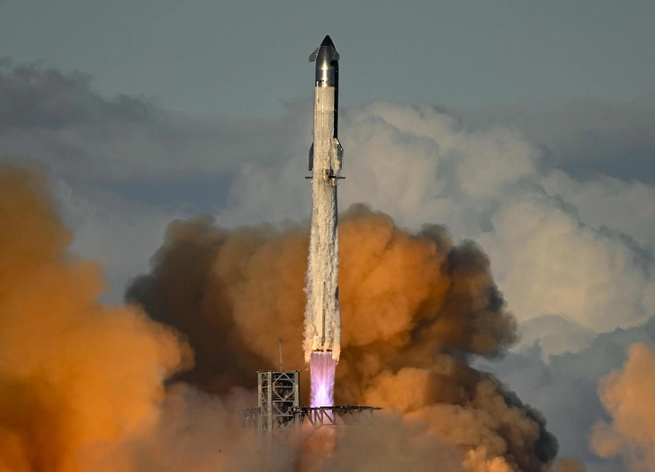 Закрепили успех: 11-е испытание ракеты-носителя Starship прошло по плану | Источник: JOE MARINO via Legion Media