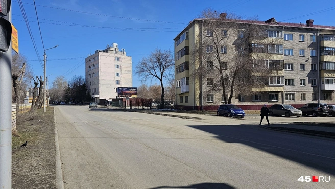 На участке от Кремлева до Сухэ-Батора пока работы не начались | Источник: Дарья Никитченко / 45.RU