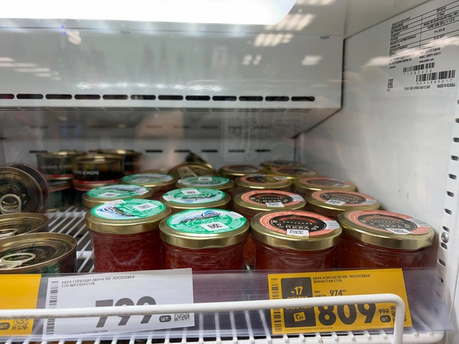 На часть продукции действуют скидки. | Источник: Дарья Макеева / 72.RU