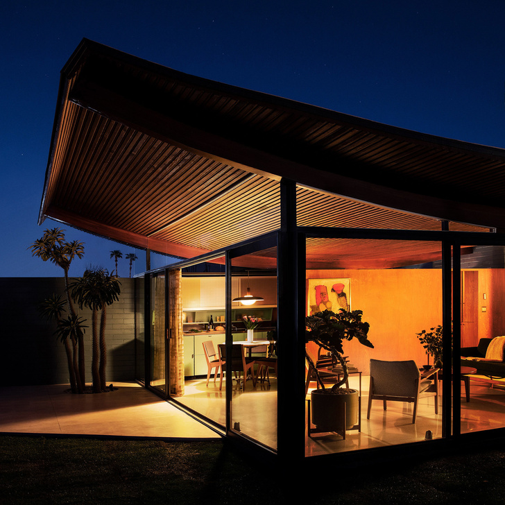 Модернистский дом-«волна» в Калифорнии (фото 16)