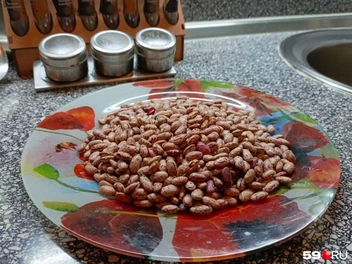 Фасоль нужно обязательно перебрать, чтобы убрать пересохшие зерна и убедиться, что там нет насекомых | Источник: Тома Минадзе / 59.RU