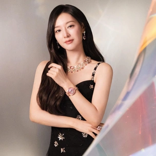 «Королева слез» Ким Джи-вон в баснословном ожерелье высокого ювелирного искусства, похожим на кружево из морганитов