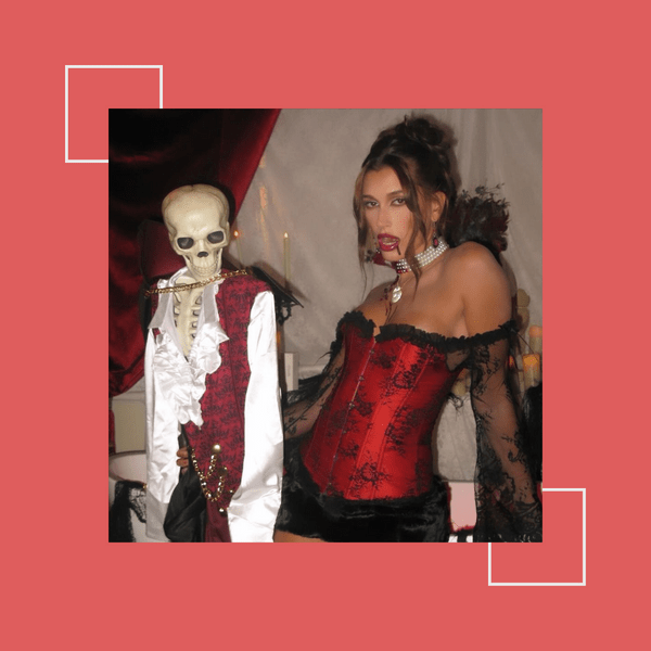 Кровавый бурлеск: Хейли Бибер показала сексуальный образ вампирши на Хэллоуин 2023
