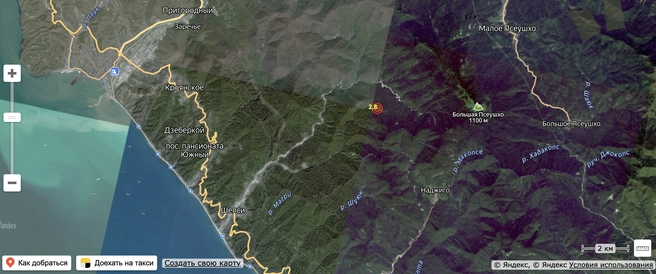 Эпицентр находился вдалеке от моря | Источник: idp-cs.net