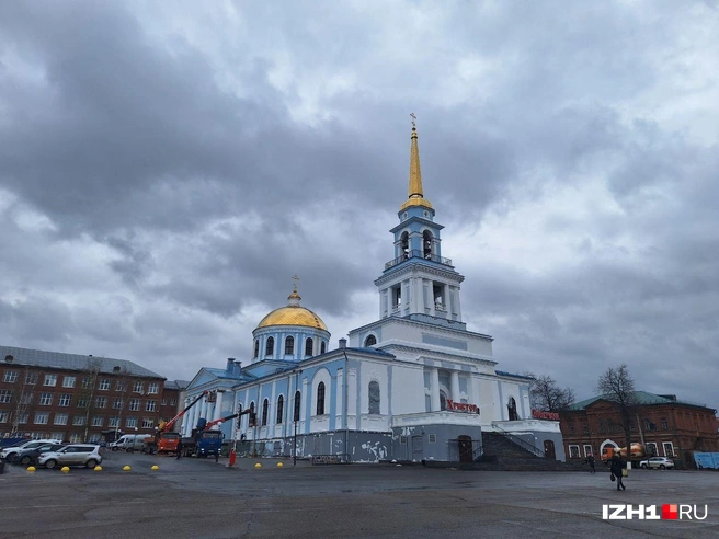 Благовещенский собор, где крестили Петра Чайковского, находится в центре Воткинска | Источник: Юлия Дёмина / IZH1.RU